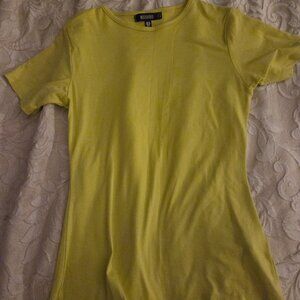 Neon green fitted t shirt